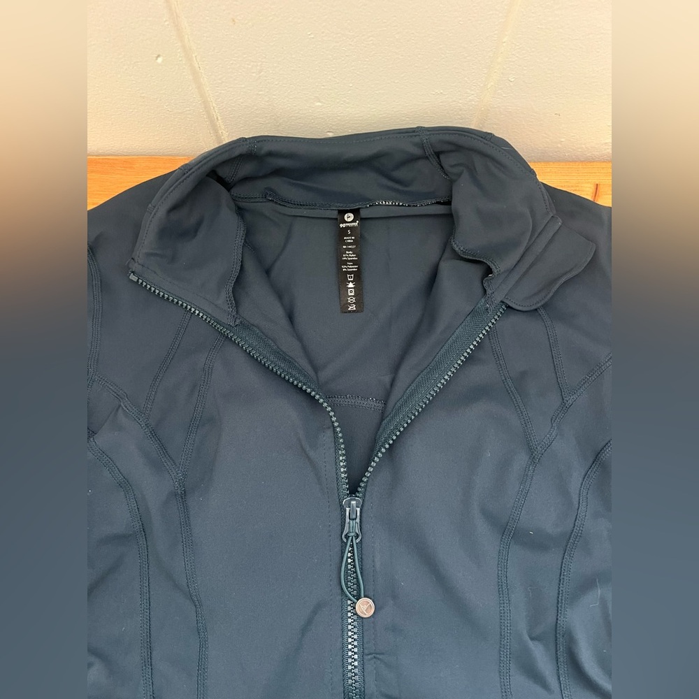 90 Degree By Reflex Women's Dark Teal Active Jacket - Picture 4 of 6